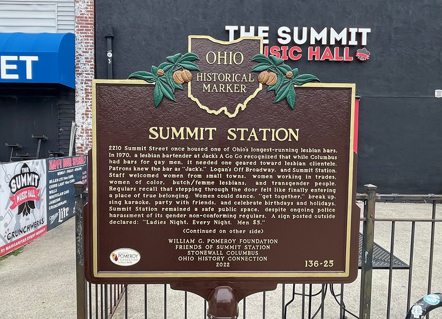 Summit Station historical marker